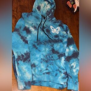 Chemistry Blue Tie-Dye Hoodie